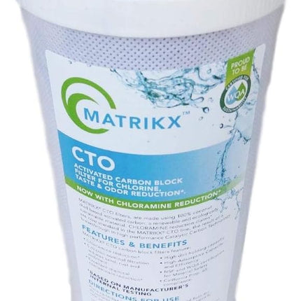KX Matrikx Full Flow CTO Carbon Block Filter for Water Treatment