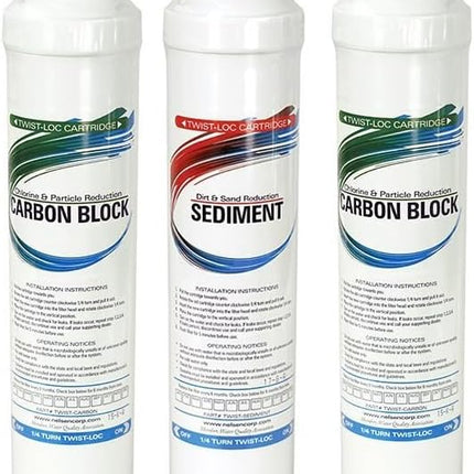 Nelsen Twist-Loc Reverse Osmosis Filter Replacement Kit