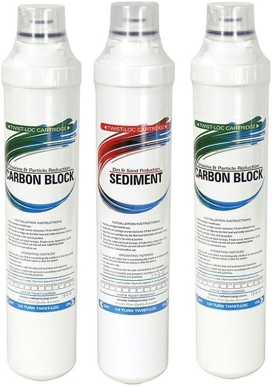Nelsen Twist-Loc Reverse Osmosis Filter Replacement Kit