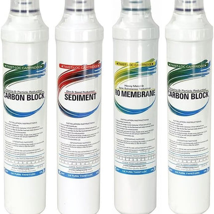 Twist-Loc Reverse Osmosis Filter Replacement Kit (4 Ct.)