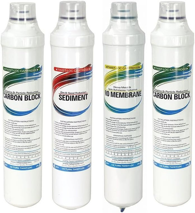 Twist-Loc Reverse Osmosis Filter Replacement Kit (4 Ct.)