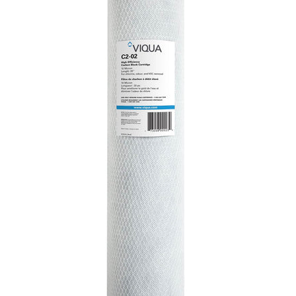 Viqua C2-02 Carbon Block Filter 10-Micron 4.5" x 20" or VIQUA IHS12-D4, IHS22-D4, and IHS22-E4 Systems