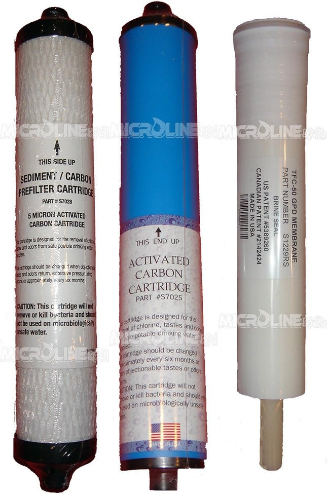 Microline TFC Replacement Filter Set for RO Systems