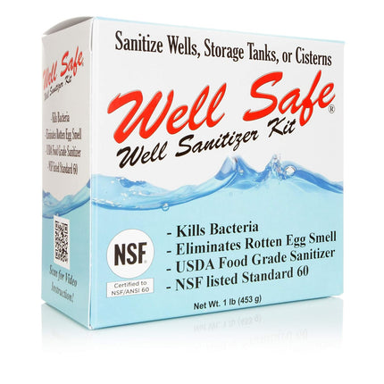 Well Safe C21000 Sanitizer - Chlorine Pellets for Water Treatment, Failed Well Test, Long-Lasting Safe Well Purification, Bacteria & Sulfur Control