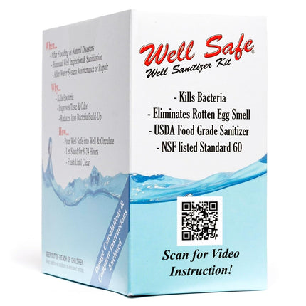 Well Safe C21000 Sanitizer - Chlorine Pellets for Water Treatment, Failed Well Test, Long-Lasting Safe Well Purification, Bacteria & Sulfur Control