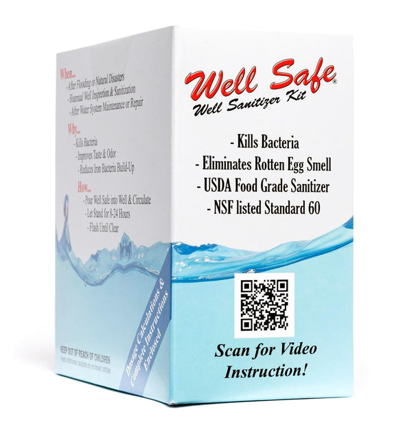 Well Safe C21000 Sanitizer - Chlorine Pellets for Water Treatment, Failed Well Test, Long-Lasting Safe Well Purification, Bacteria & Odor Control