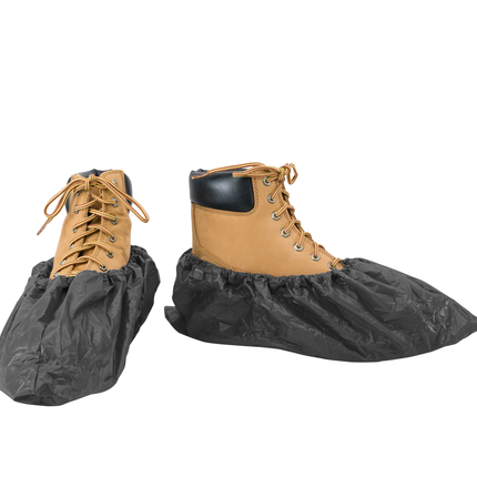 Provizio Supply Waterproof Shoe Covers Disposable Boot Cover - Black (40 Pair)