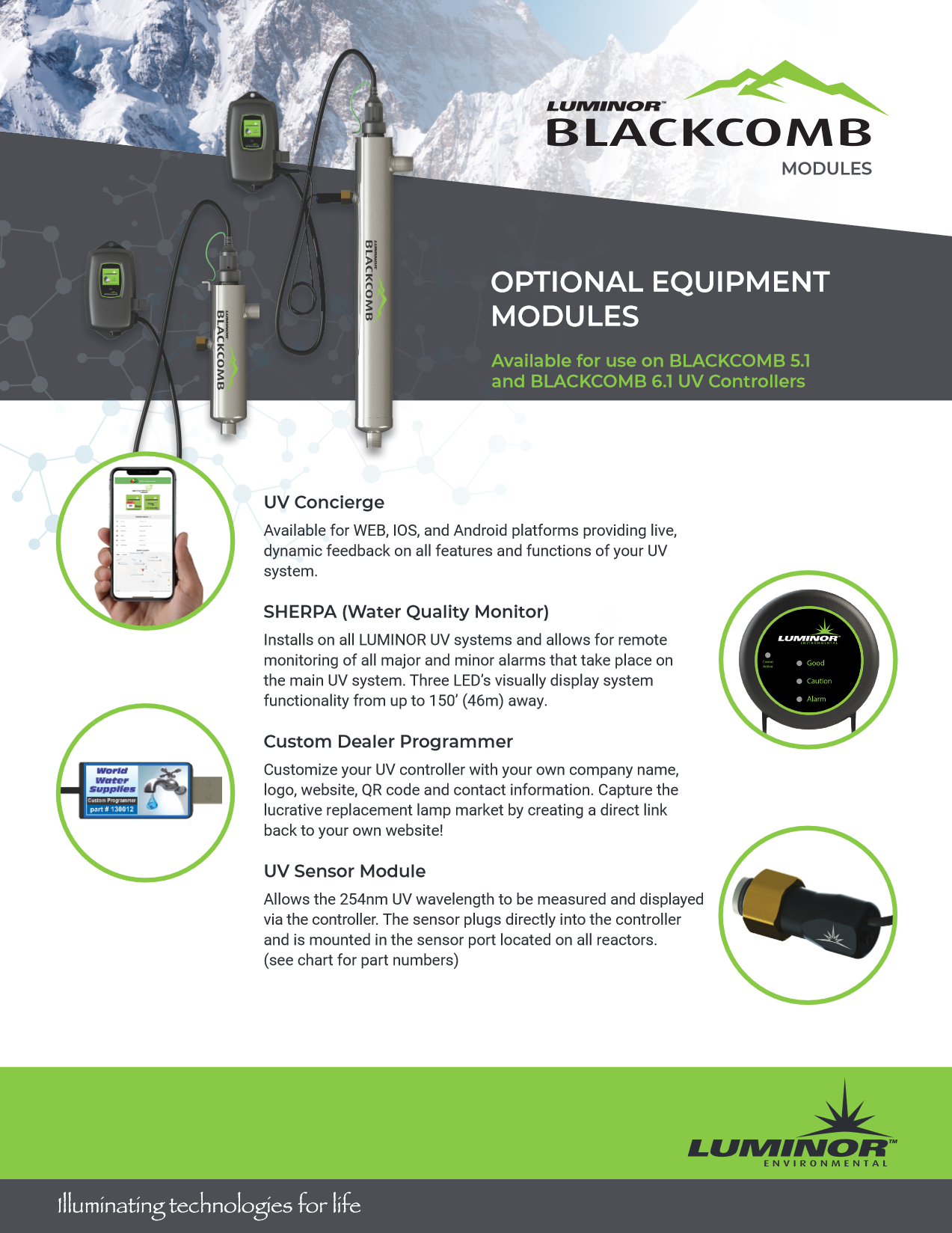 Uv Purification Module Luminor BLACKCOMB UV Water System - Purification|5.8 GPM, UV Monitoring ...