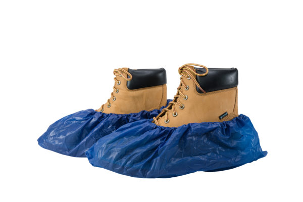 Provizio Supply Waterproof Shoe Covers Disposable Non Slip Extra Large Boot Cover Dark Blue