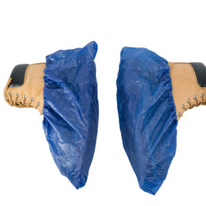 Provizio Supply Waterproof Shoe Covers Disposable Non Slip Extra Large Boot Cover Dark Blue